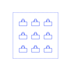 Layouts Open Offices Grid Single Engraving Svg Design, Free Vectors File